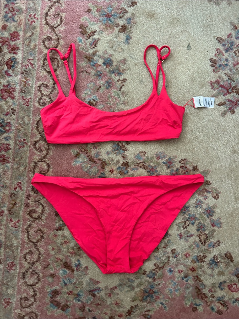 l*space Neon Zinnia Cherry Bikini Set